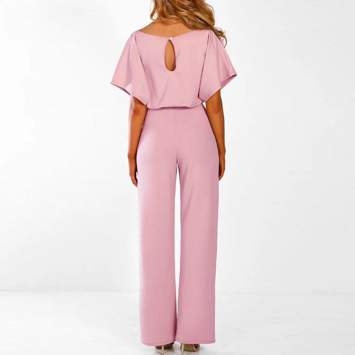 Women's Belted Jumpsuit
