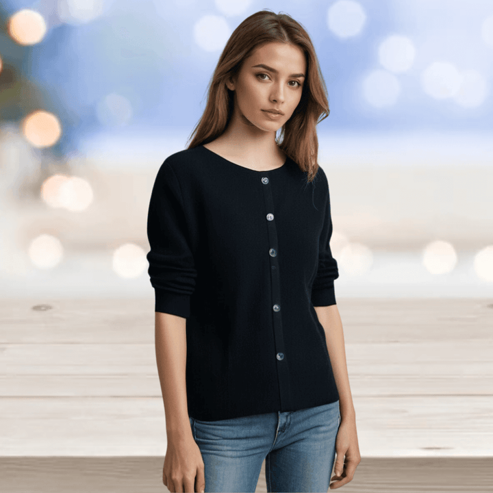 Women's Cardigan with V-Neck