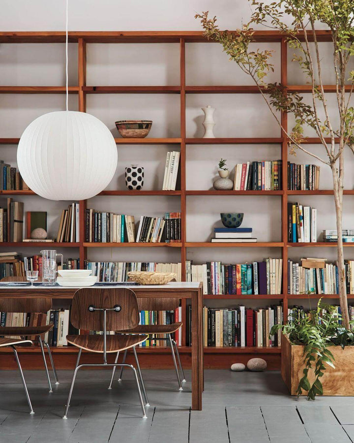 Nordic Style Pendant Lamp with Semi-Wood Finish