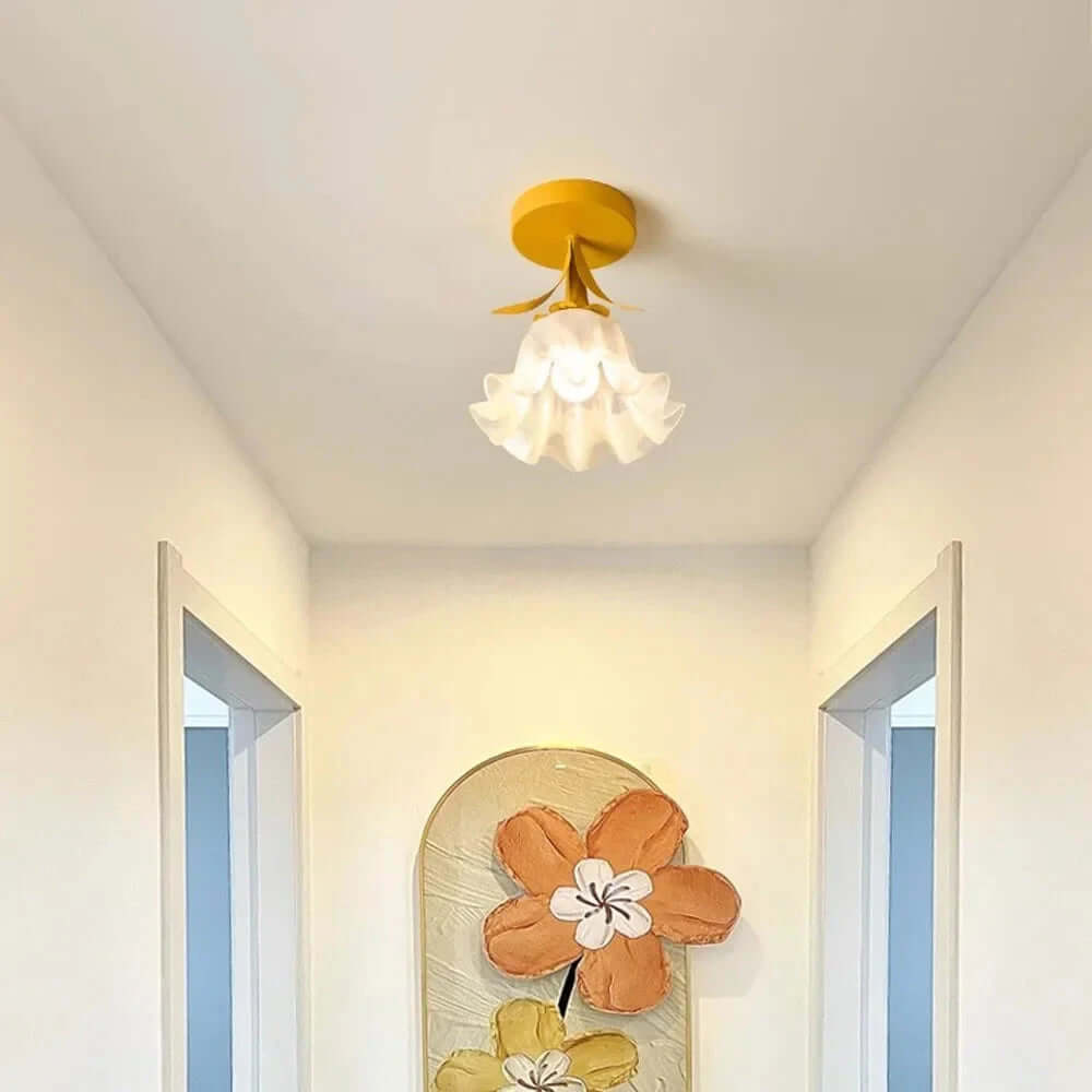 Tiffany Style Mini Floral Ceiling Light