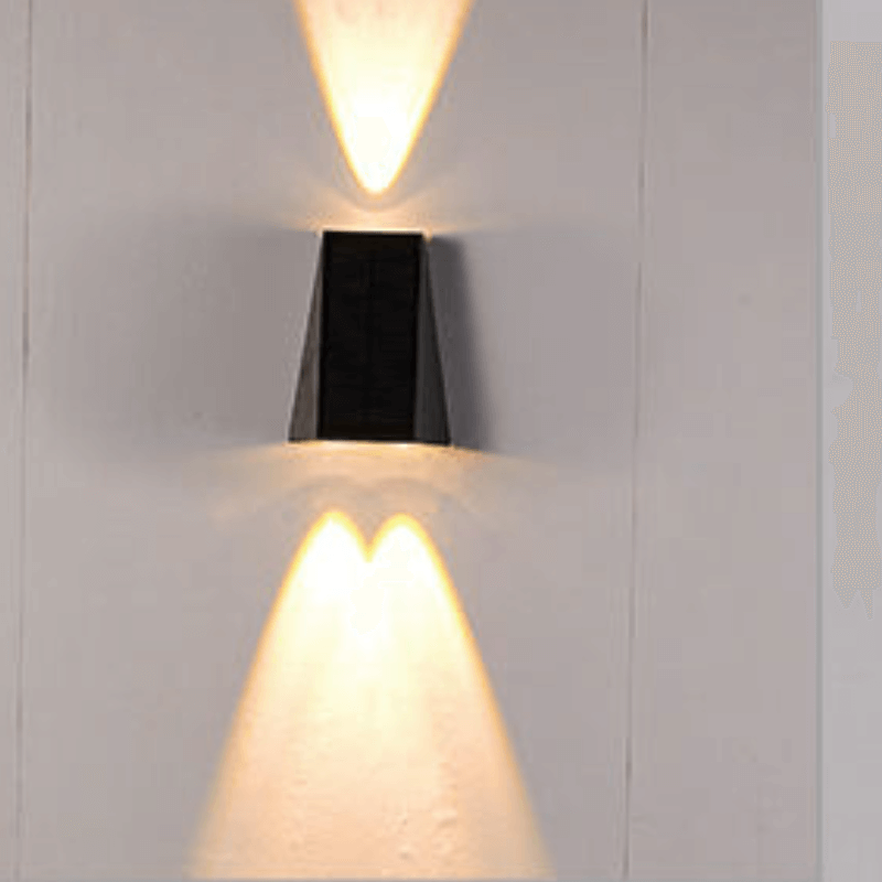 Solar LED Wall Light Outdoor Waterproof Garden