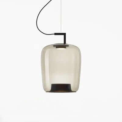 Modern Glass Pendant Light with LED