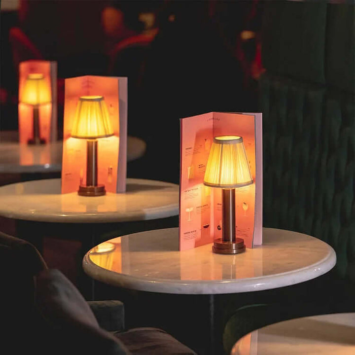 Cordless LED Metal Table Lamp