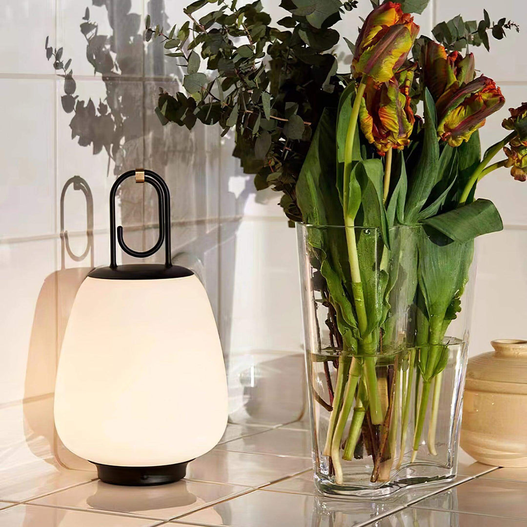 Portable LED Table Lamp with Built-in Battery