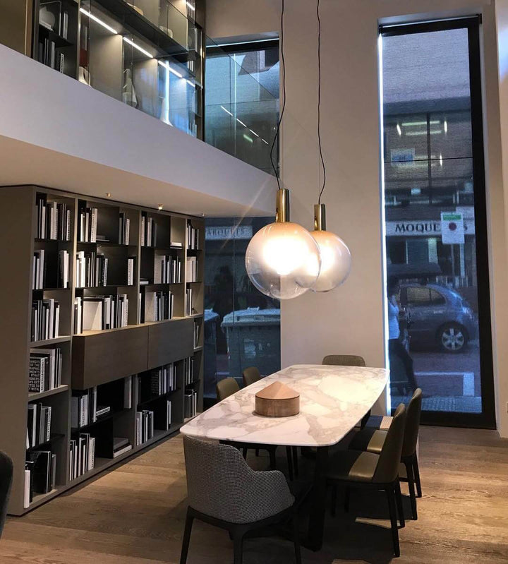 Modern Glass Pendant Lamp for Ambient Lighting