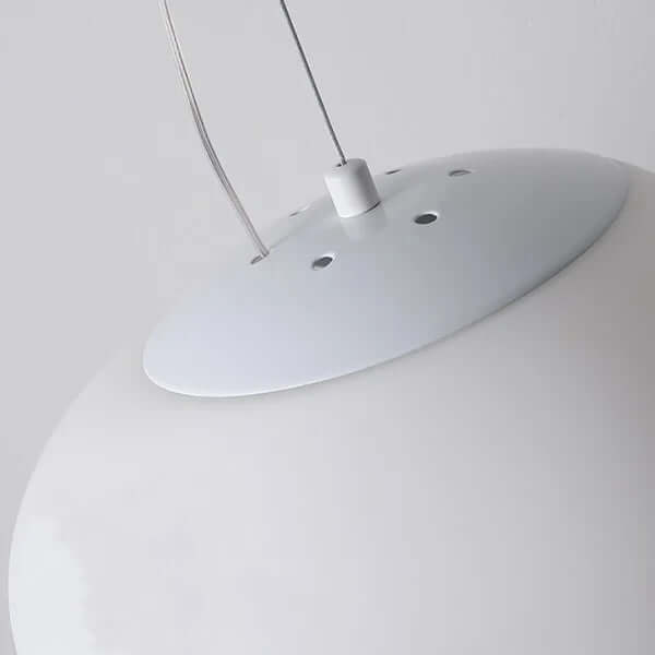 Modern Pendant Light Fixture, Hand-Blown Glass