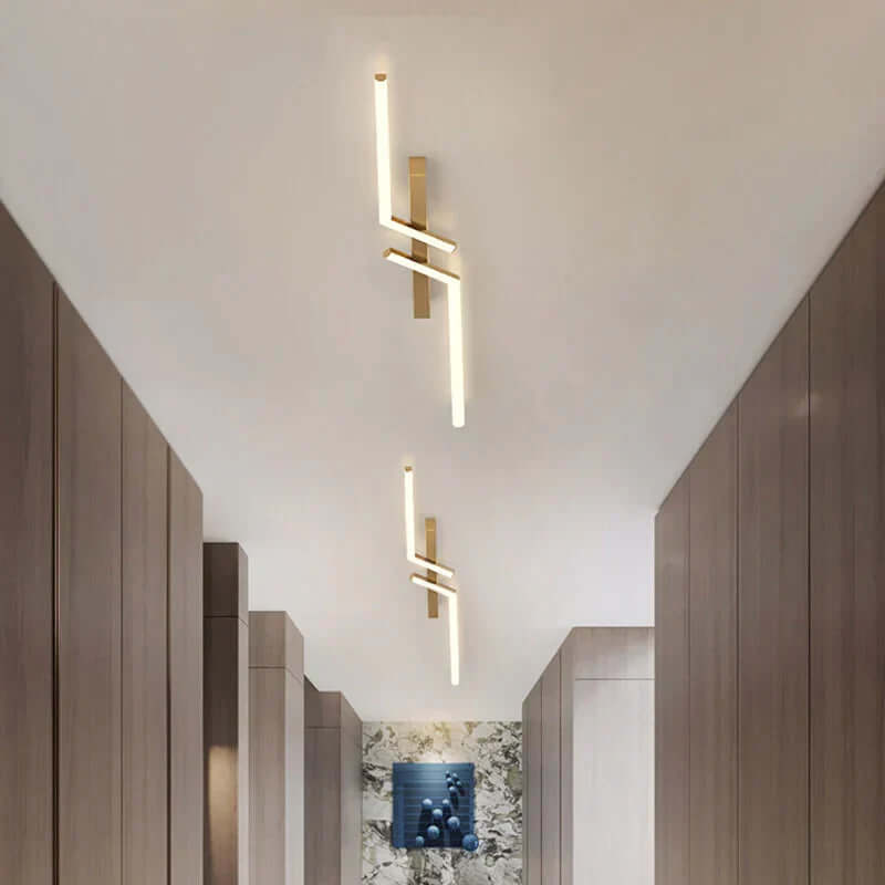 Modern LED Ceiling Light with Line Design