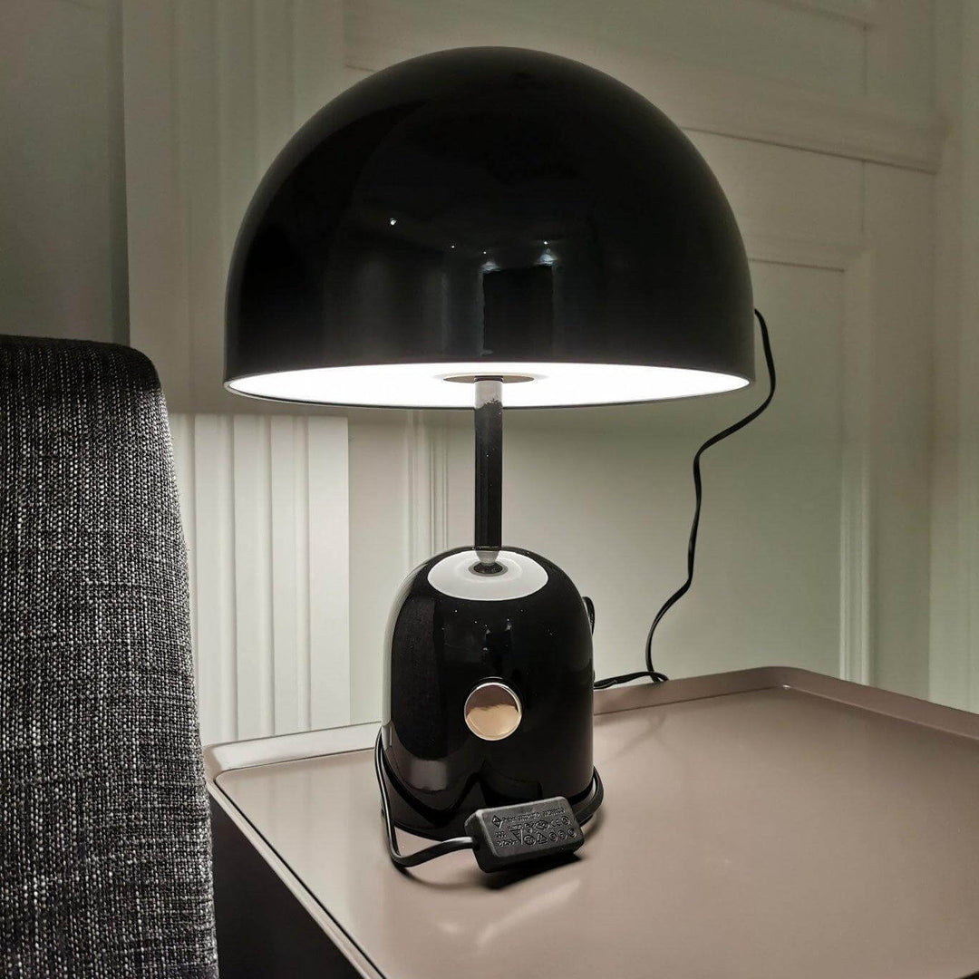 Modern Acrylic & Metal Bell Table Lamp