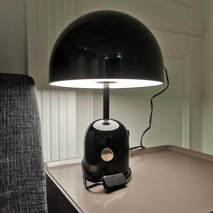 Modern Acrylic & Metal Bell Table Lamp