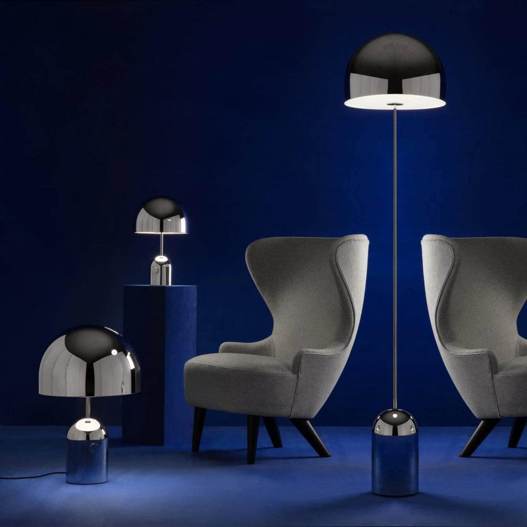 Modern Acrylic & Metal Bell Table Lamp
