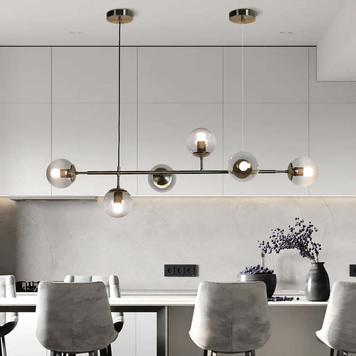 Modern Glass Orb Pendant Light