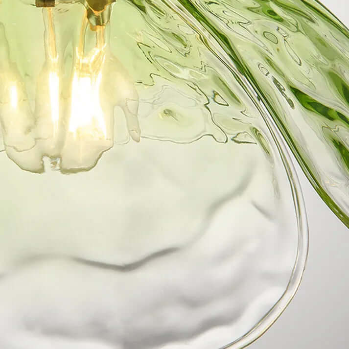 Elegant Glass Flower Petal Pendant Light