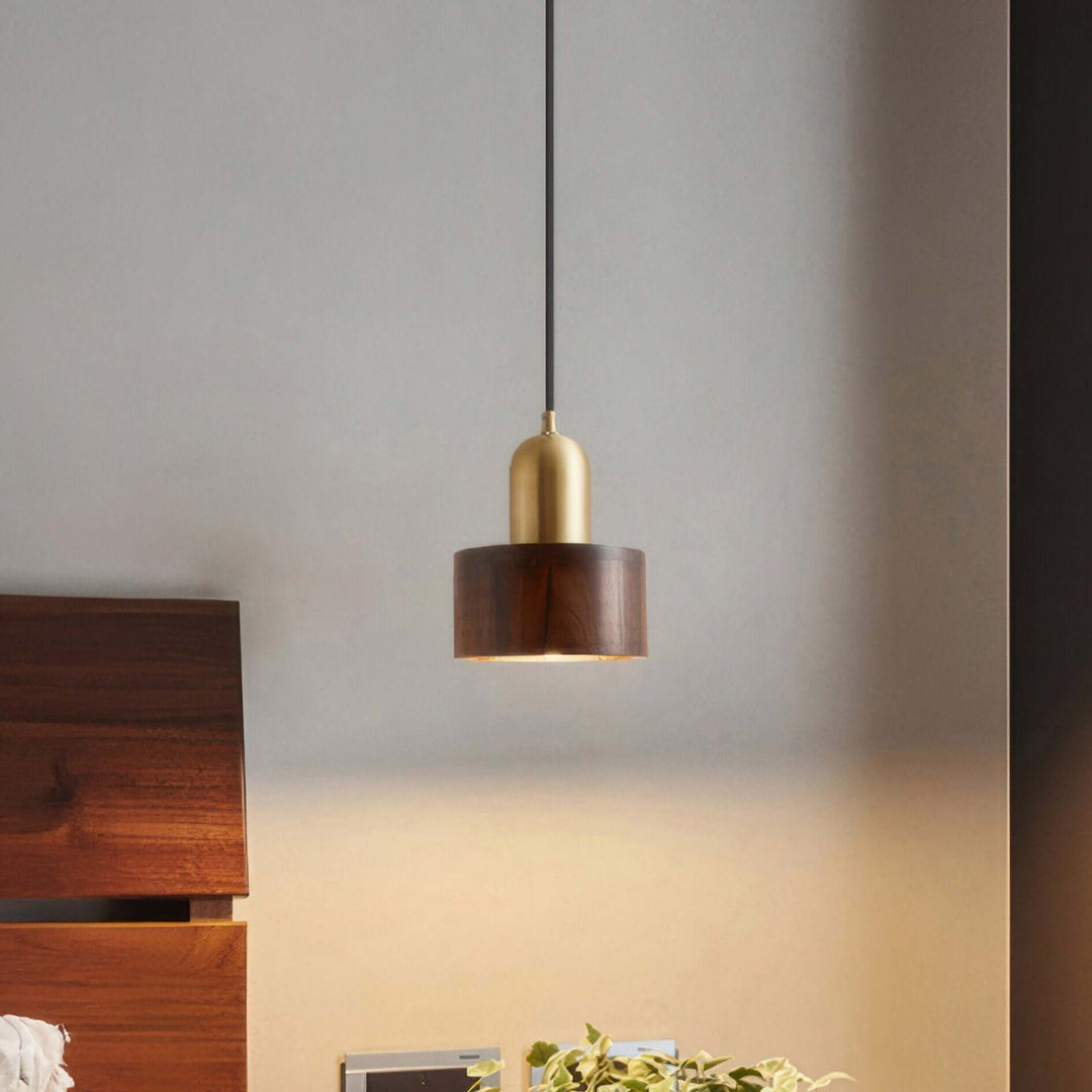 Cylinder Pendant Light - Japanese Style Hanging Lamp