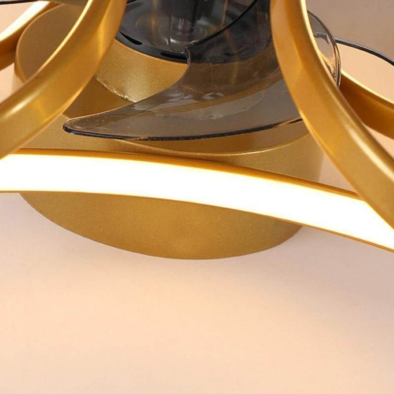 Modern Ceiling Fan Light with Remote