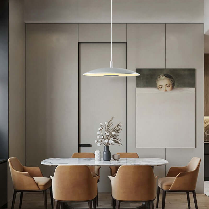 Modern Iron Nickel LED Pendant Light