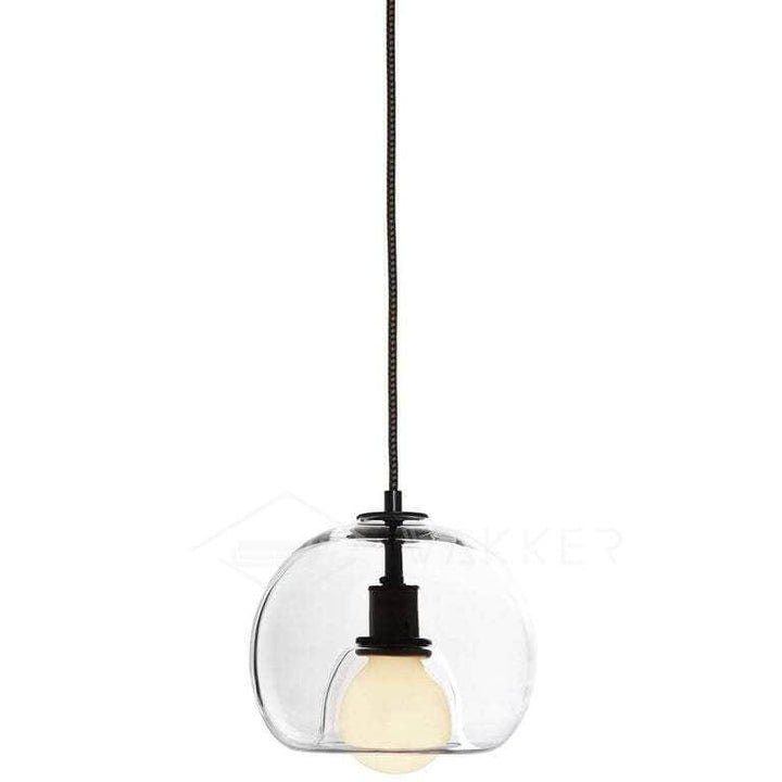 Modern Glass Pendant Light, 25cm Diameter