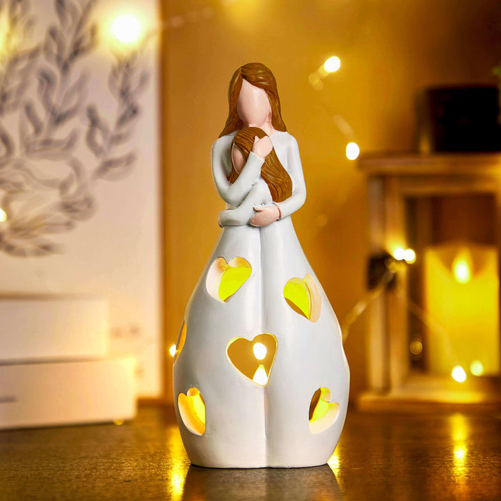 Decorative Resin Table Lamp with Warm Glow
