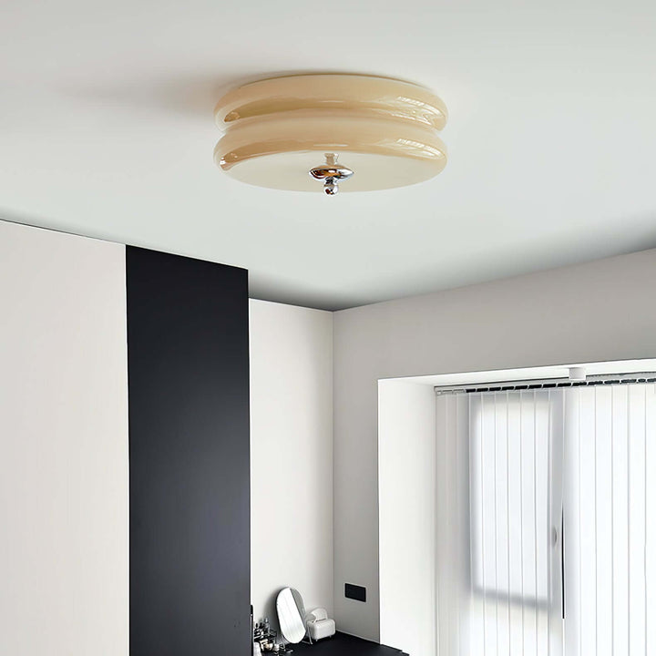 Geometric Art Deco Ceiling Light Fixture
