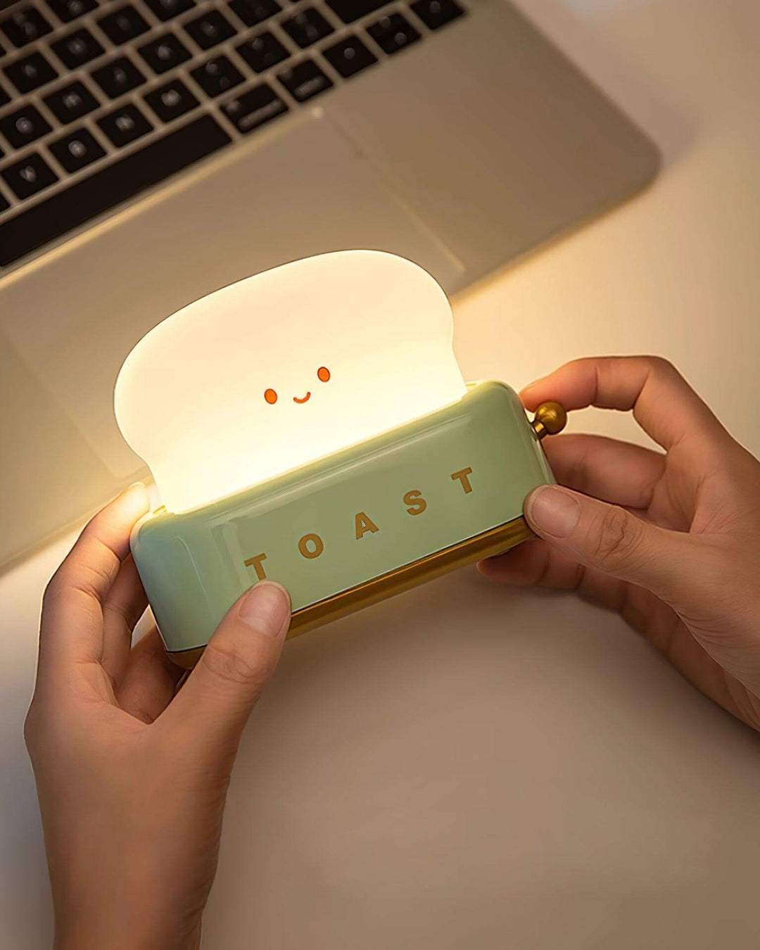 Rechargeable Toaster Lamp, Battery Desk Light
