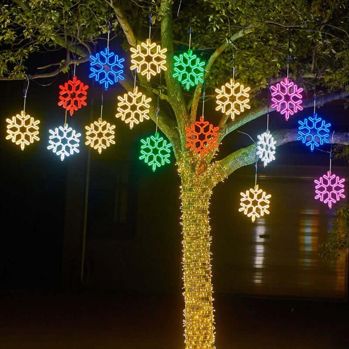 30cm LED Waterproof Snowflake Christmas Light