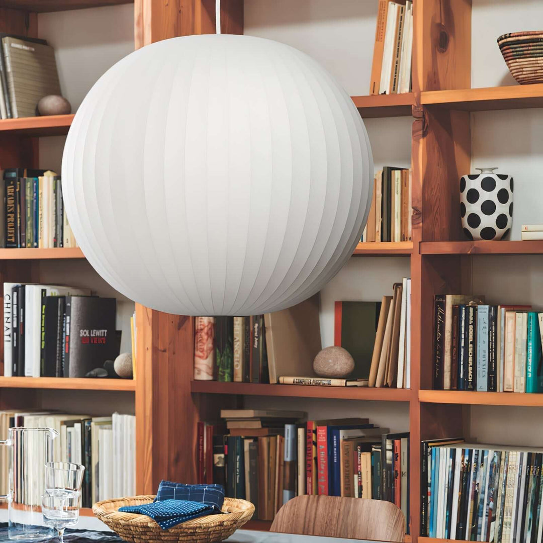 Nordic Style Pendant Lamp with Semi-Wood Finish