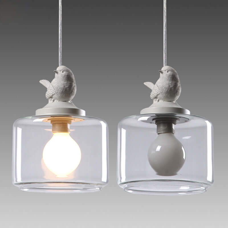 Decorative Bird Hanging Lamp with LED Bulbs