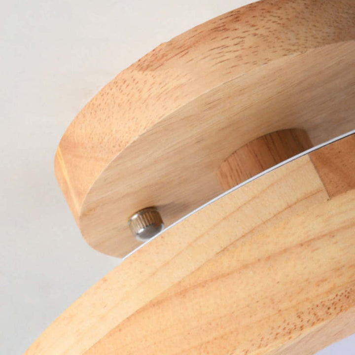 Modern Wooden LED Ceiling Light