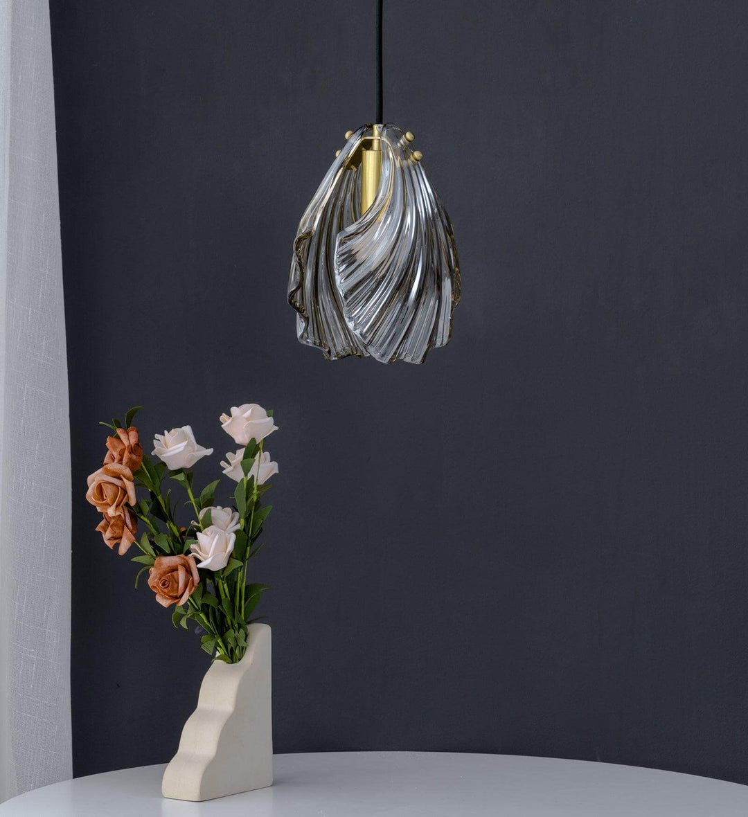Seashell Glass Pendant Light