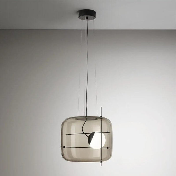 Modern Glass Pendant Light 30cm