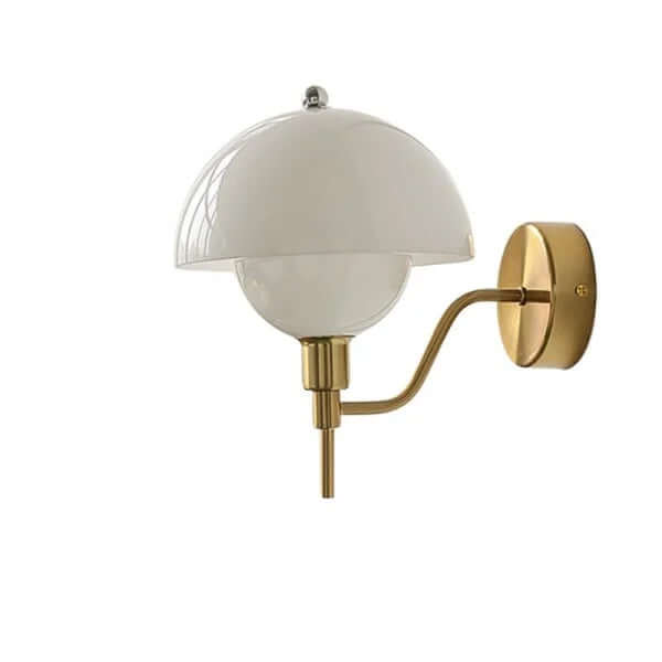 Elegant Mushroom Glass Wall Light