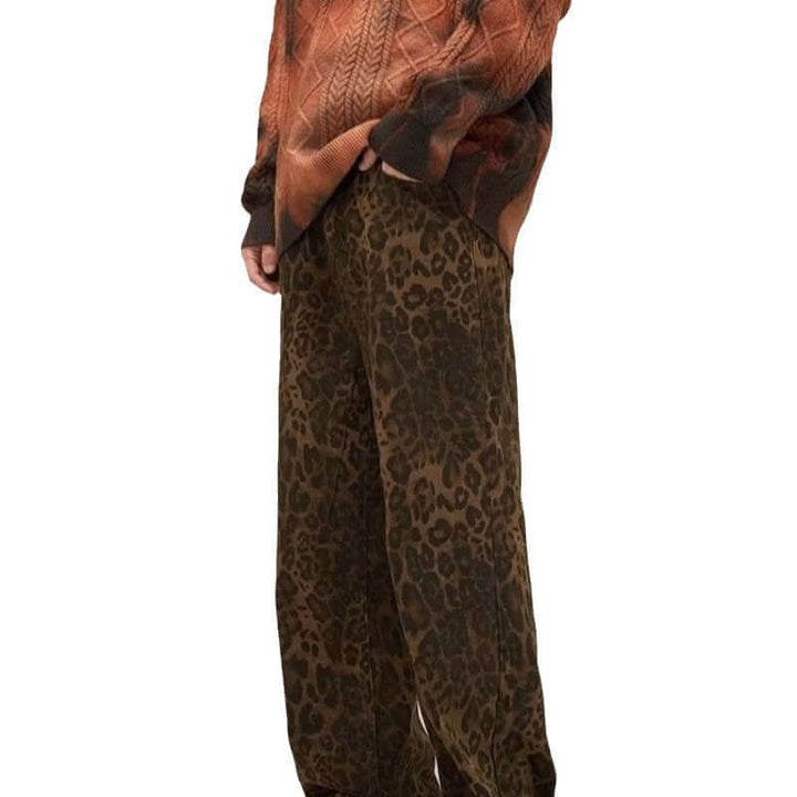 Leopard Print Jeans - Stylish & Comfortable Women's Denim