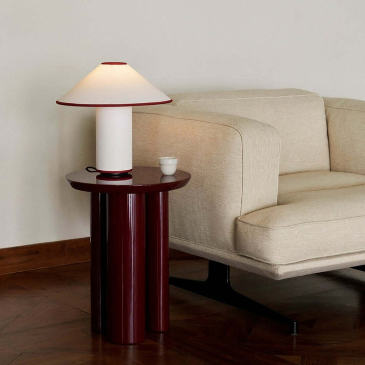 Elegant Metal & Fabric Table Lamp 32cm