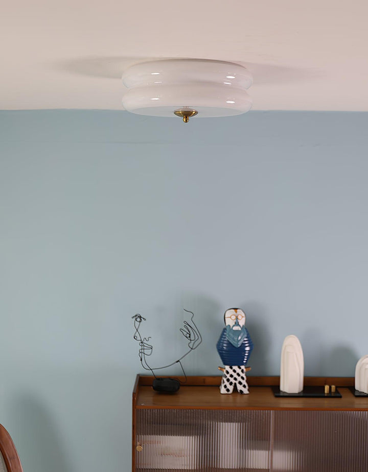 Geometric Art Deco Ceiling Light Fixture