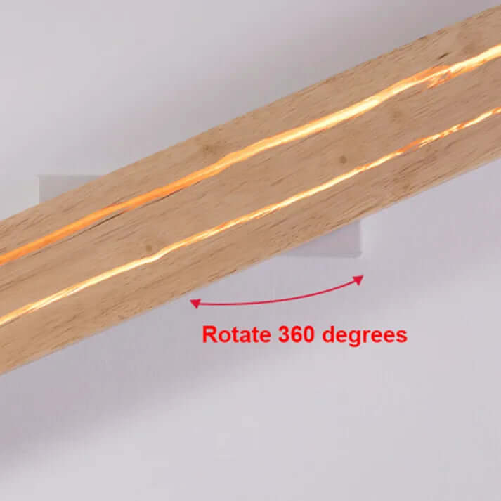 Modern Wood Crack LED Wall Sconce Light