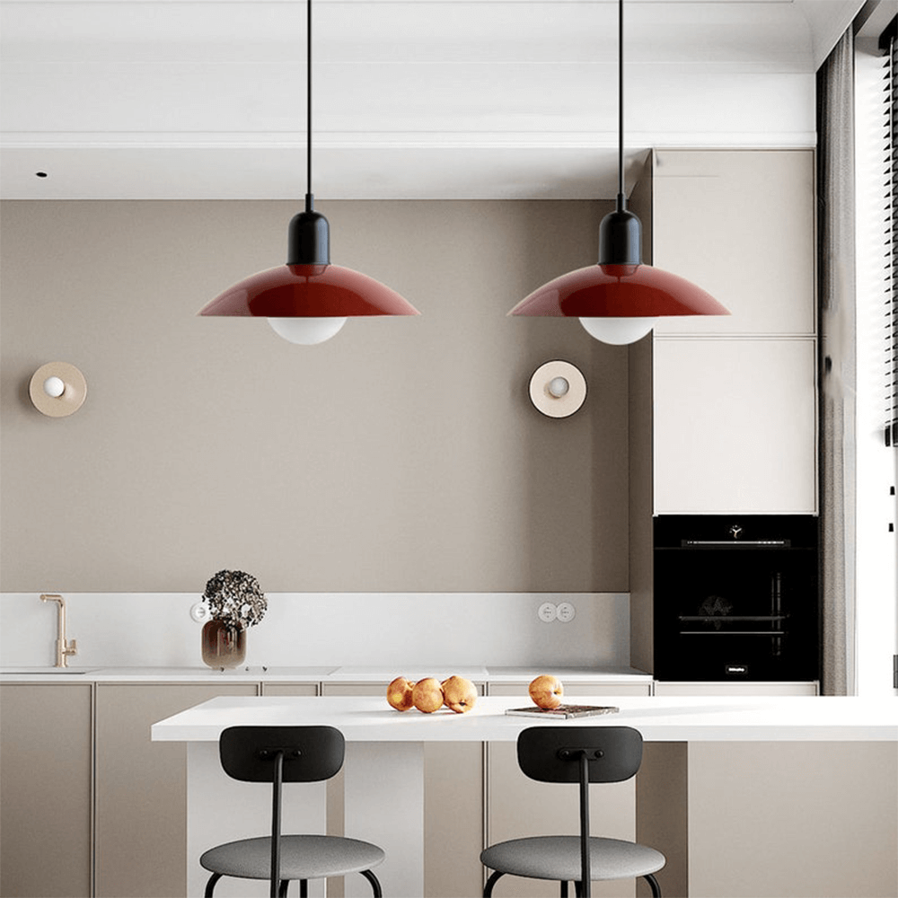 Modern Colorful Glass Pendant Light for Kitchen or Dining Room