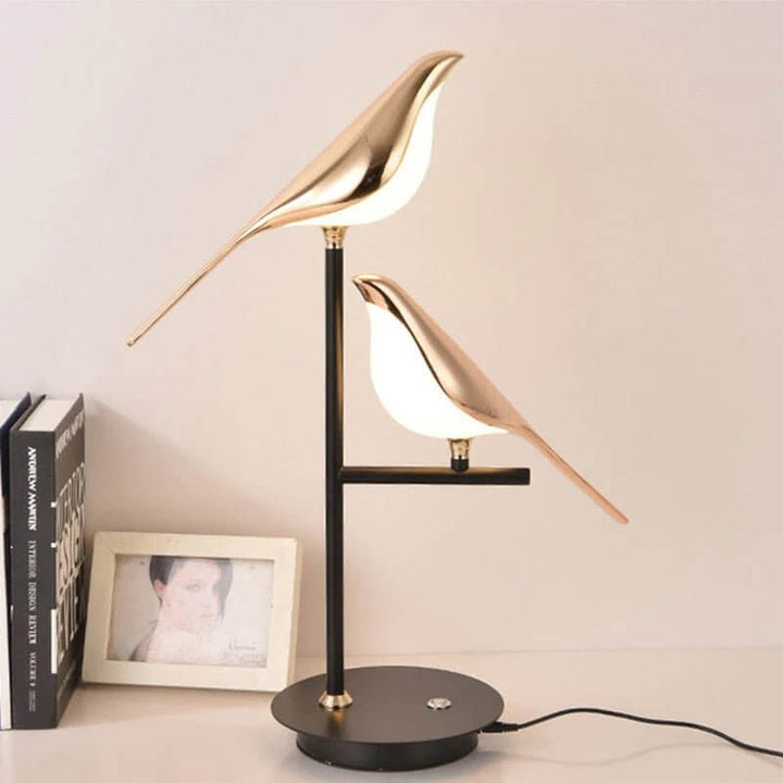 Modern LED Desk Lamp with Bird Design