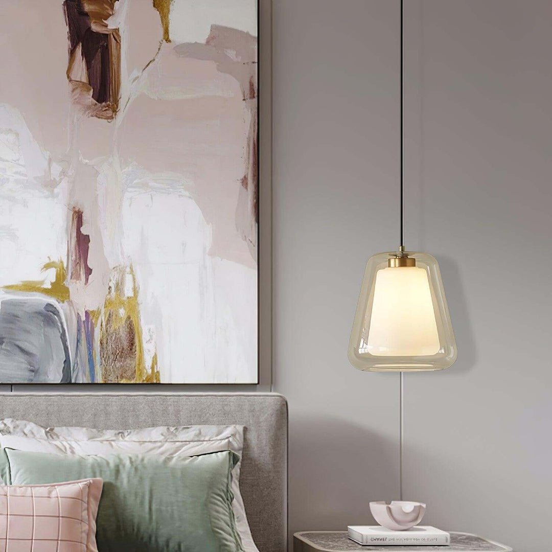 Modern Glass Pendant Light 27cm