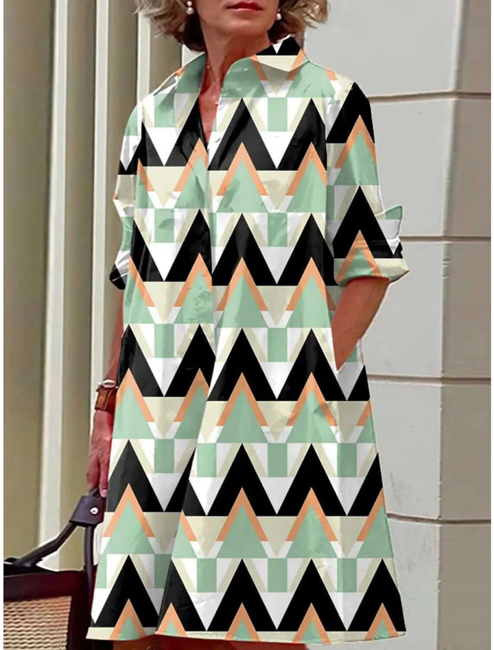 Women's A-Line Retro Dress