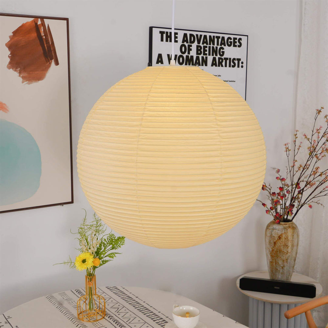 Japanese Pendant Lamp with Wire