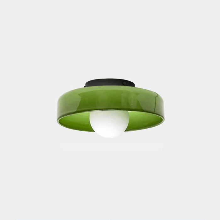 Modern Round Glass Ceiling Light Fixture