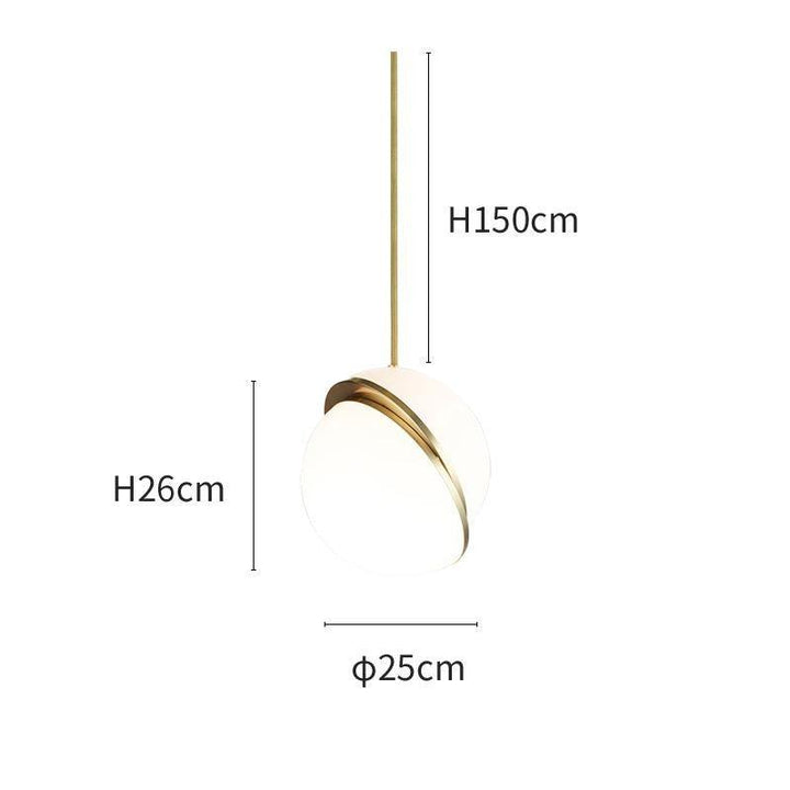 Modern Crescent Pendant Lamp