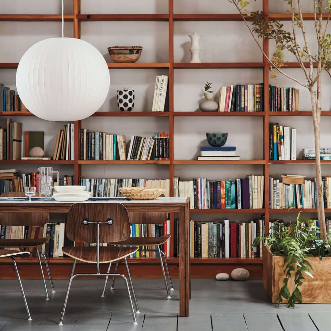 Nordic Style Pendant Lamp with Semi-Wood Finish