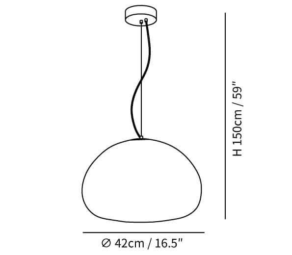 Glass Globe Pendant Light Fixture