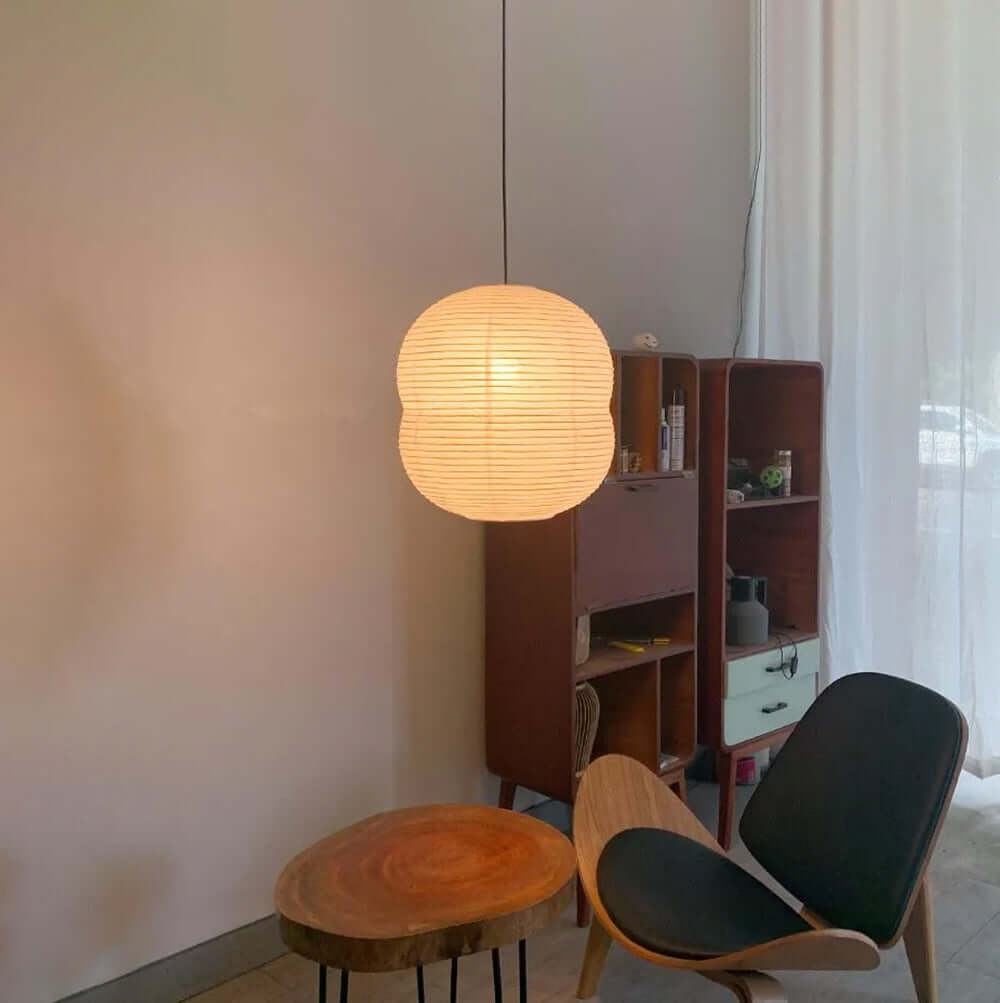 Handmade Washi Paper Pendant Light - 40cm
