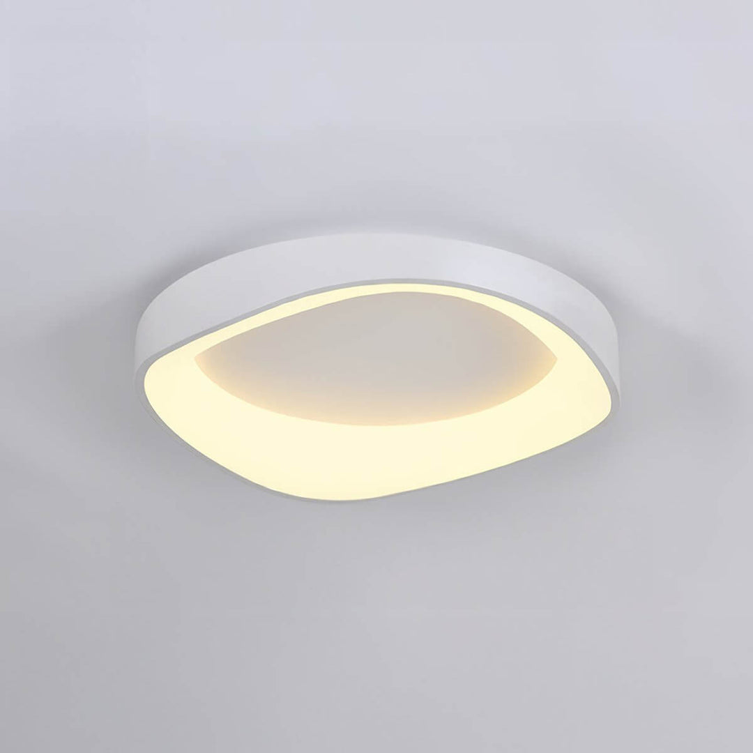 Modern Wood Grain LED Ceiling Light Fixture