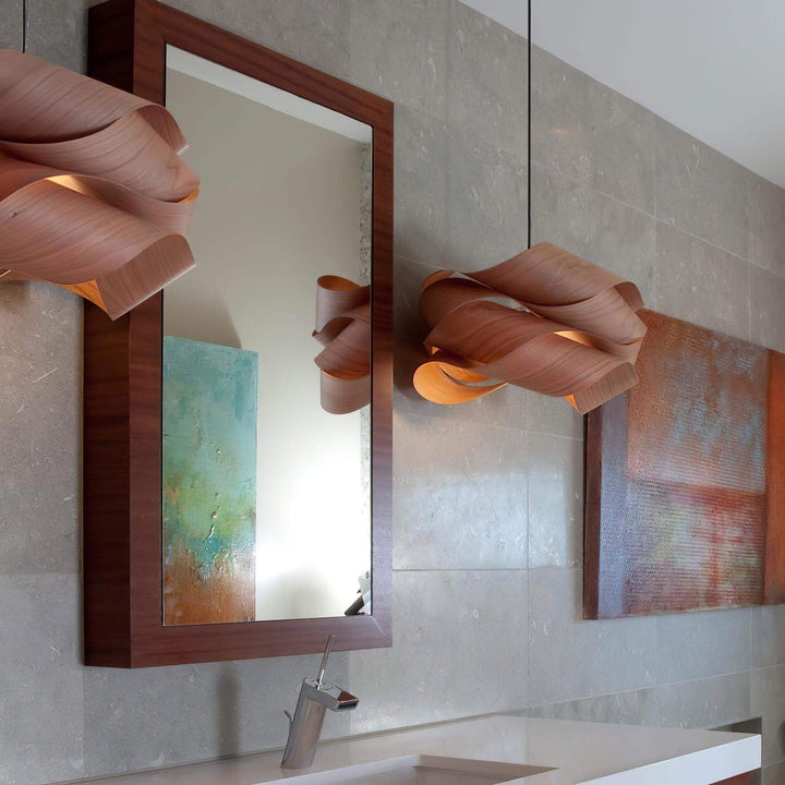 Handcrafted Wood Pendant Light