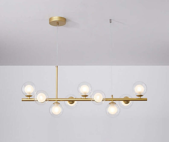 Elegant Glass & Iron Pendant Light