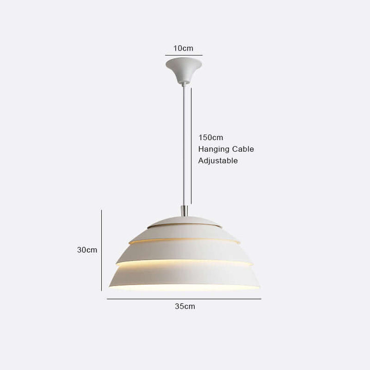 Modern Nordic Dome LED Pendant Light 35cm