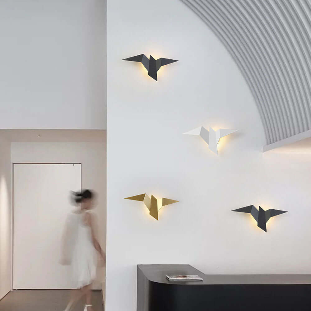 Decorative Iron Bird Wall Light
