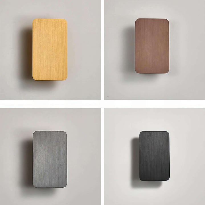 Adjustable Rectangle Wall Lamp with Up Down Lighting